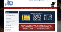 Desktop Screenshot of meisterbullets.com